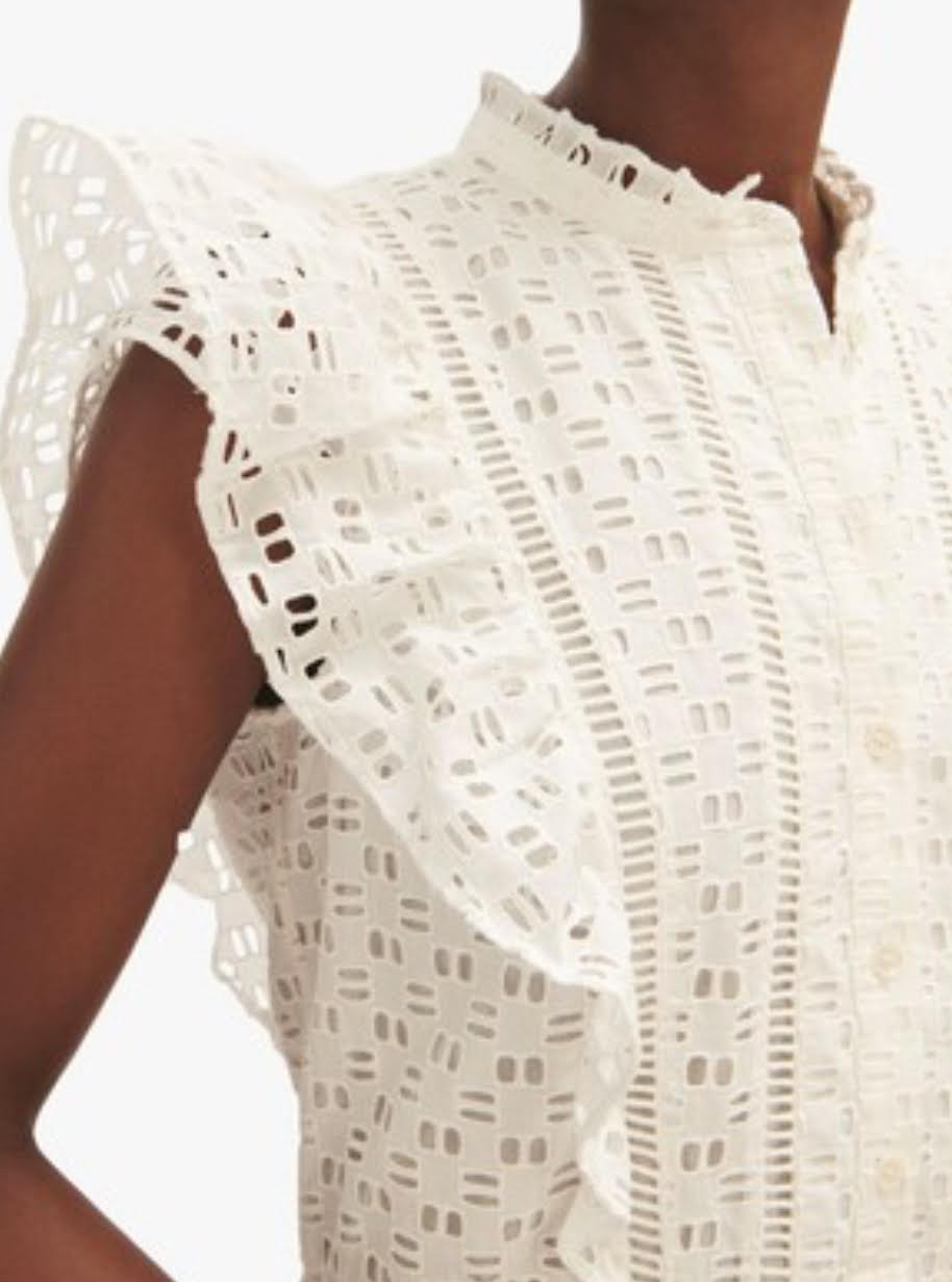 Tiered Broderie Anglaise- Size 14