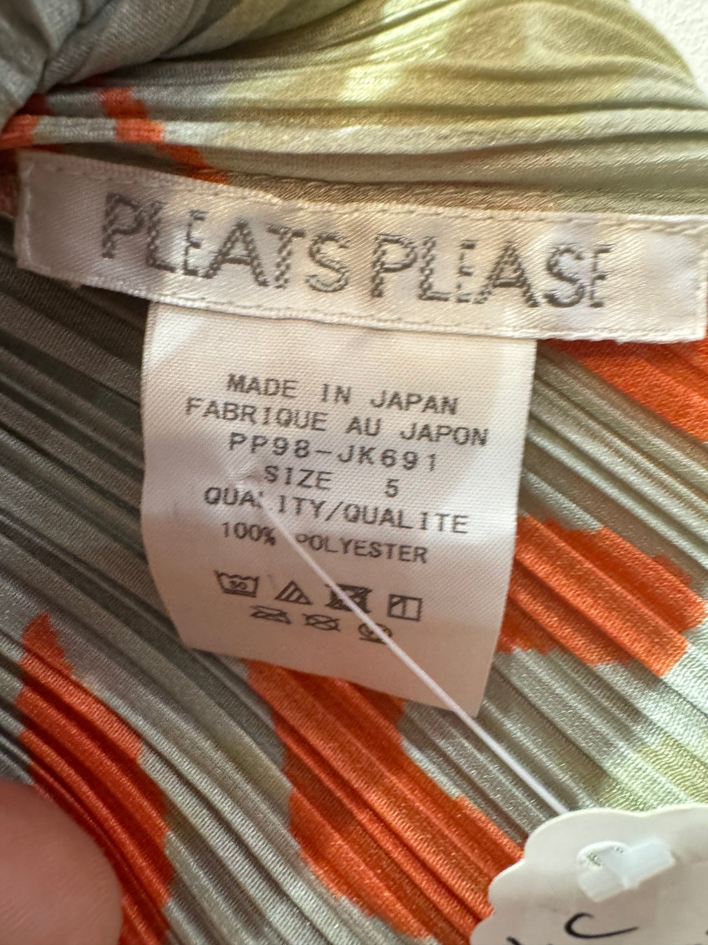 Issey Miyake - Pleated Swimming Print T-Shirt M/L